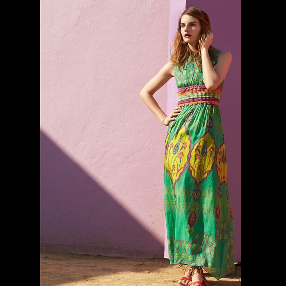 NWT Hemant & Nandita mintzita maxi dress.